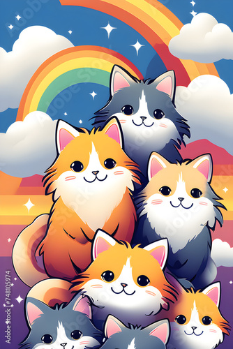 cute cats, Generative AI