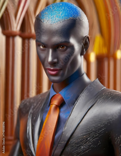 A snappy dressed manikin