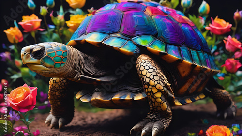 African Geometric Tortoise