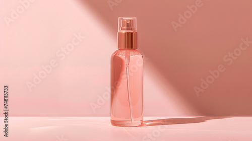 bottle of setting spray to lock makeup in place for long-lasting wear