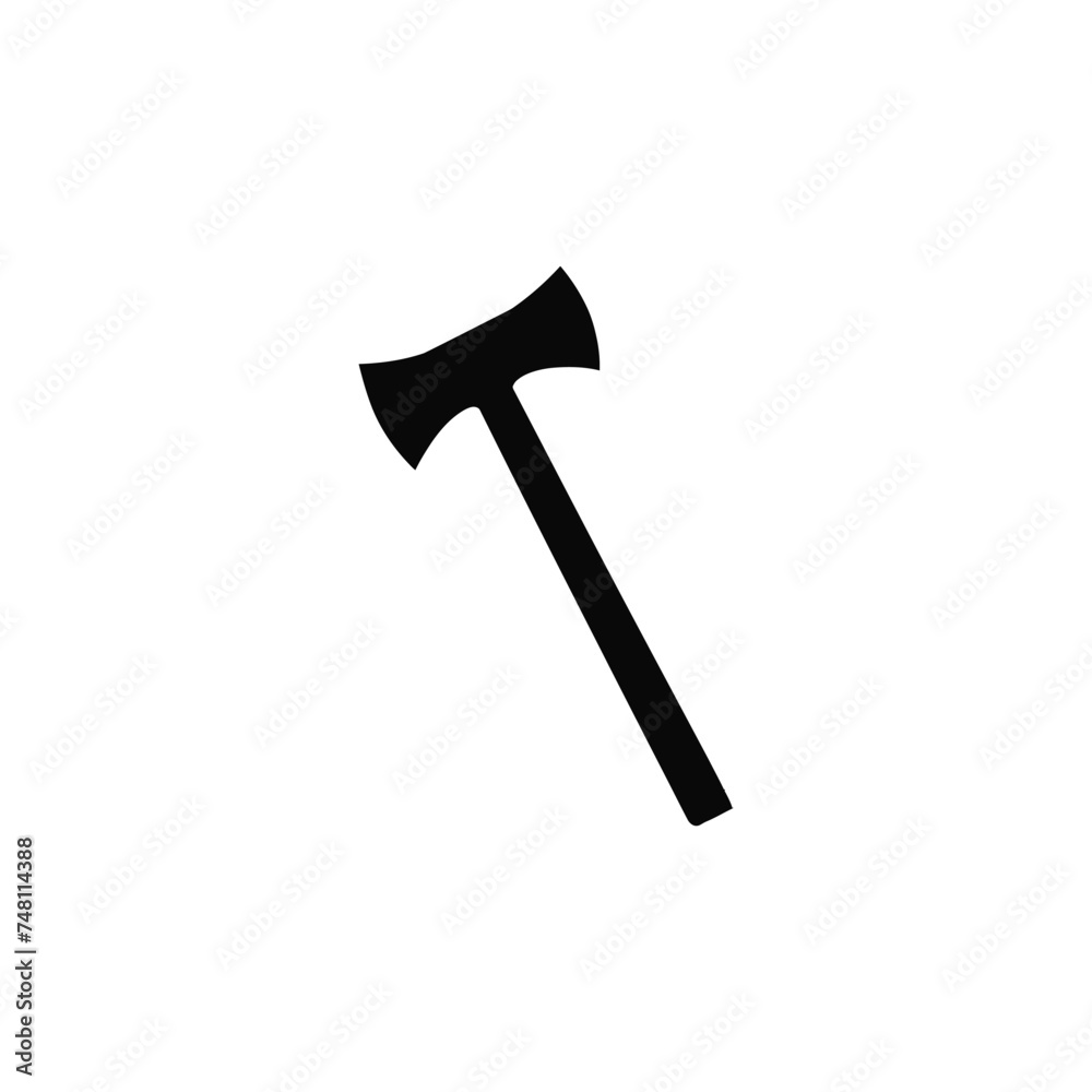 silhouette of hammer on white background silhouette of hammer on white background