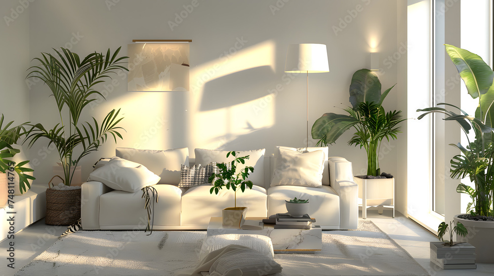 White Furniture Filled Living Room White Furniture Filled Living Room