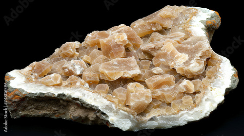 Citrin the stone of the sun and energy, its yellow color brings heat and li photo