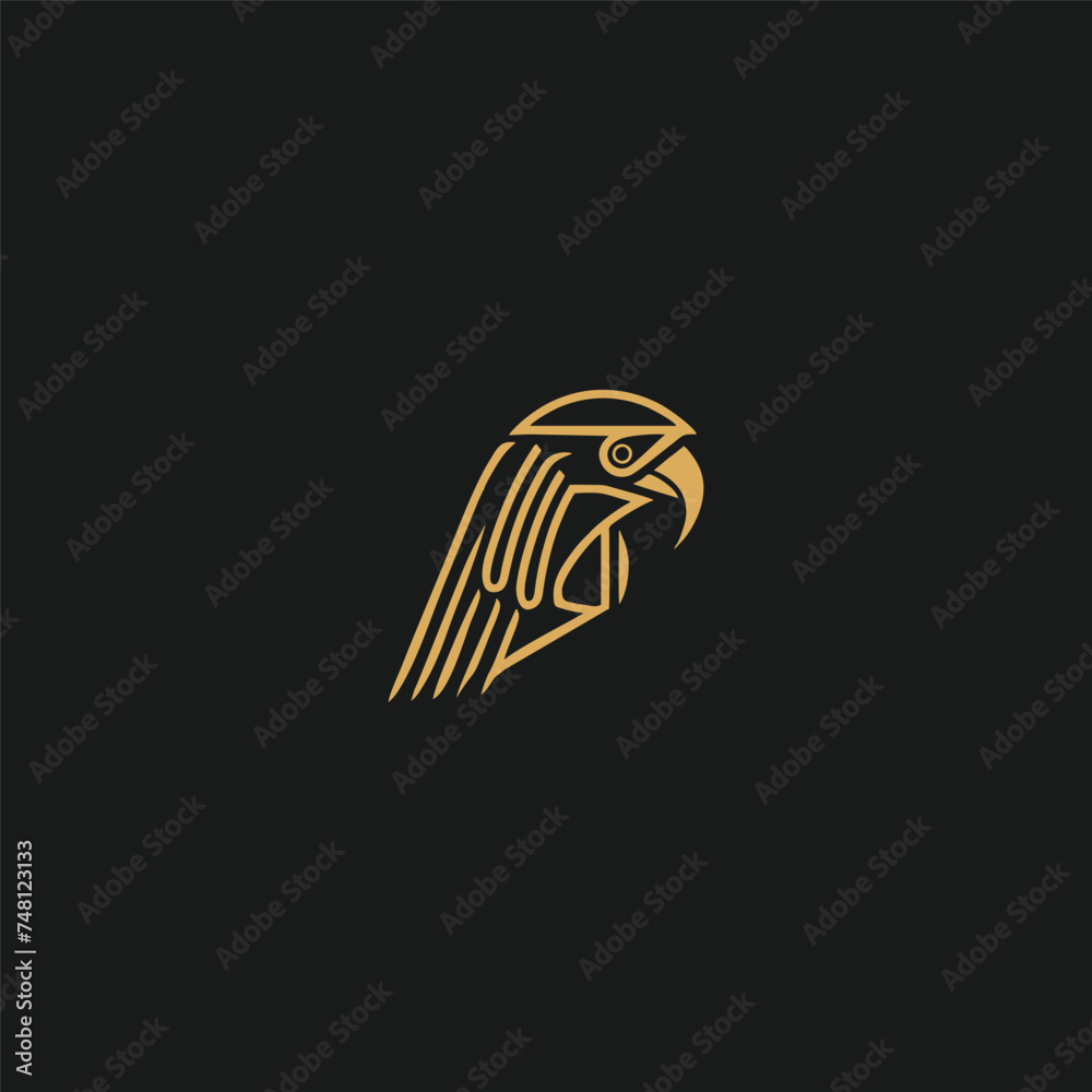 Egyptian god horus logo icon design. elegant luxury flat vector. Egyptian god horus logo icon design. elegant luxury flat vector.