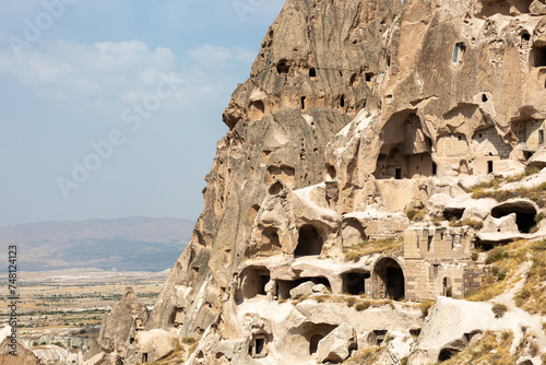 Ancient rock dwellings in caves