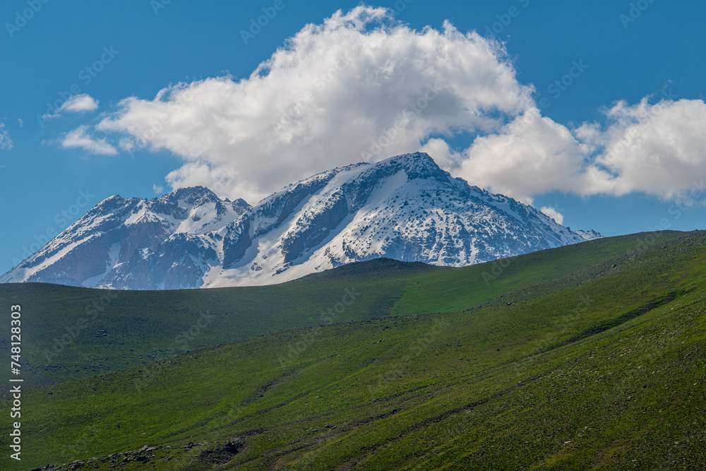 Snow-Dusted Peaks of Mount Sabalan - Ardabil, Iran