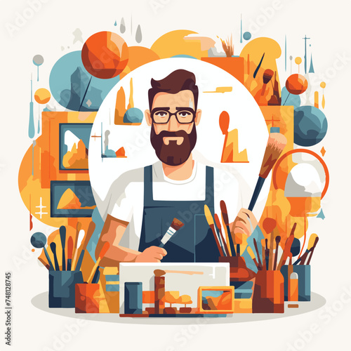 vector, professional, icon, business, illustration, line, symbol, people, management, set, concept, career, graphic, sign, goal, design, human, training, background, office, lettering, growth, team, t © Rio