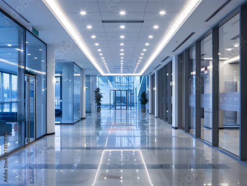 A Photo Of a Tech Company Office Equipped With Energy-Efficient Lighting