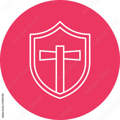 Salvation Line Circle Icon Design