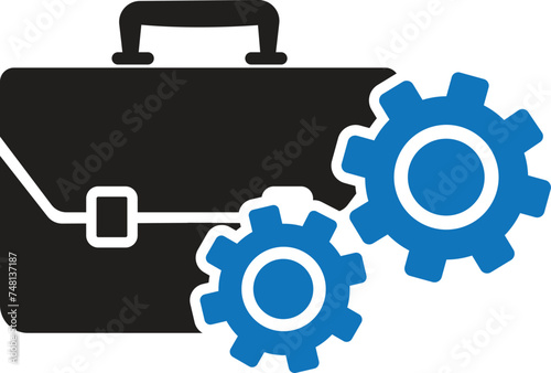 Job Management icon, job icon,find job icon,quickly find job icon vector illustration