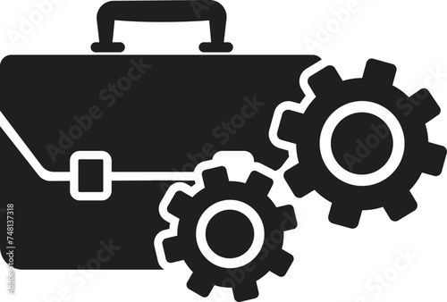 Job Management icon, job icon,find job icon,quickly find job icon vector illustration