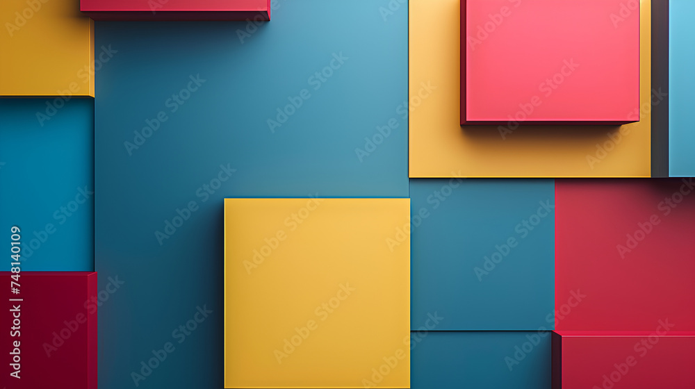 Colorful Square Patterned Business Design Colorful Square Patterned Business Design