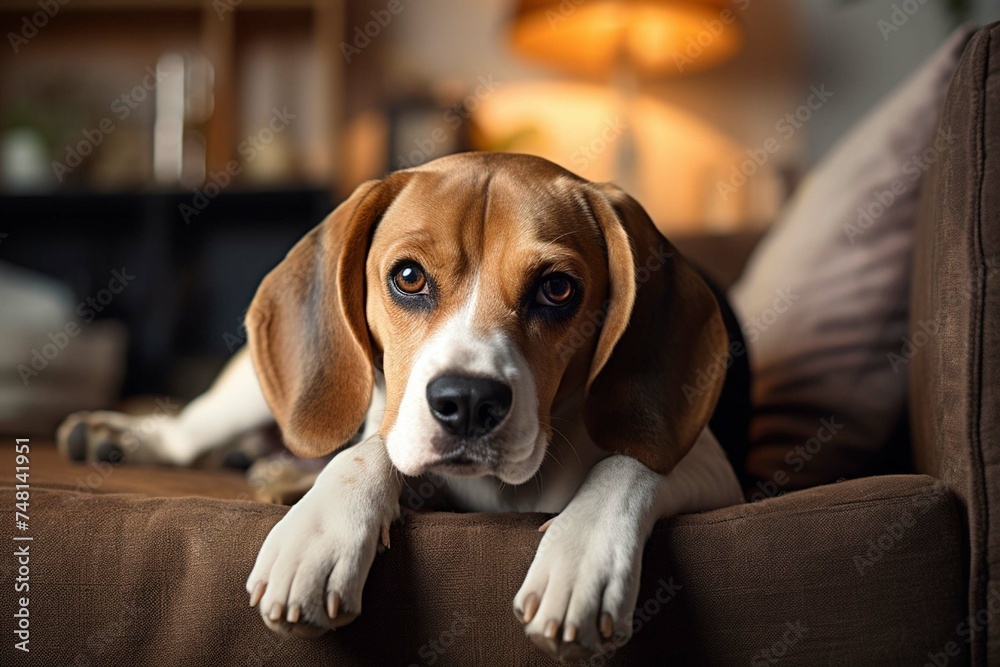 beagle dog portrait