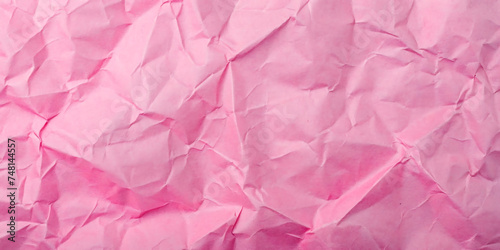 crumpled pink paper background