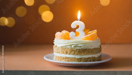 3 year Birthday cake	
