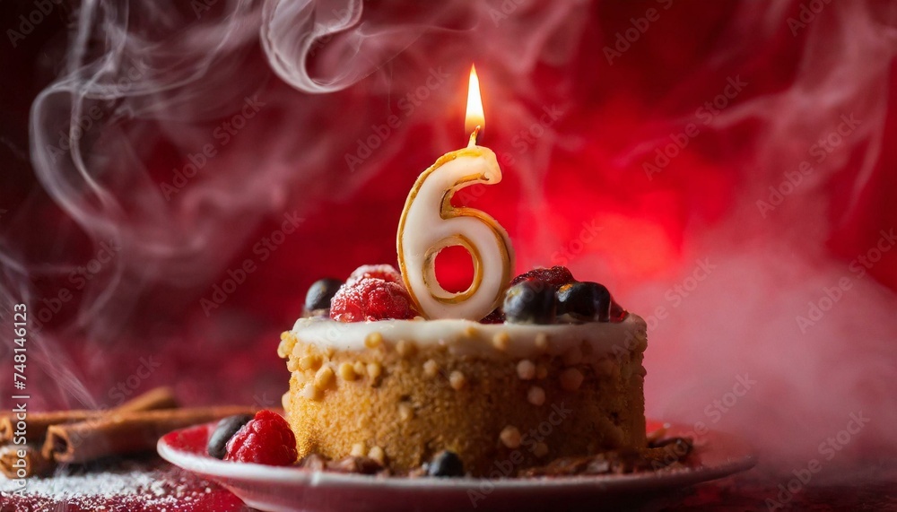 6 year Birthday cake. Six number birthday cake.
6 year Birthday cake. Six number birthday cake.