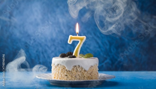 7 year Birthday cake photo