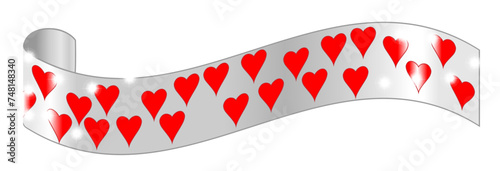 Herzen Banner Rahmen