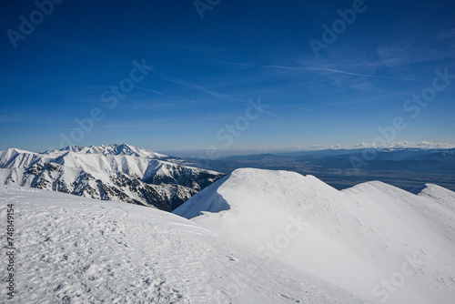 Winter view of the High Tatras (Krivan) © juraj