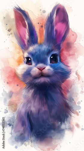 Kook le lapin mauve - Animal totem 