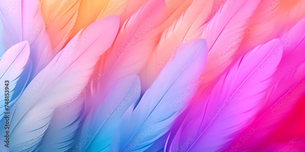 pastel colour feather abstract background 4K Video pastel colour feather abstract background 4K Video