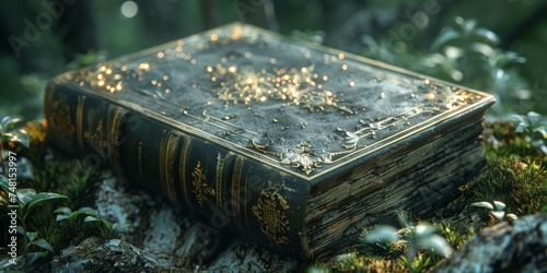 A magical book containing the secrets of ancient healing techniques © Shutter2U