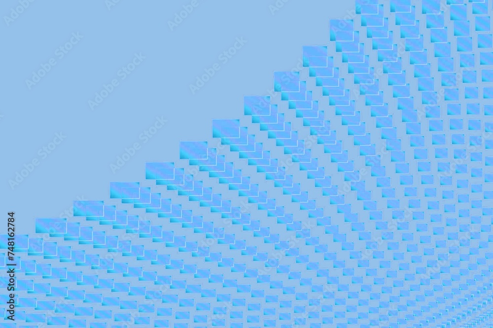 Naklejka premium abstract blue background with lines