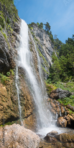 Dalfazer waterfall near Achensee, alpine landscape tyrol © SusaZoom