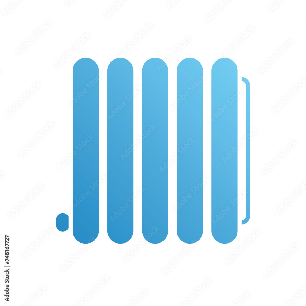Central Heating icon vector stock illustration Central Heating icon vector stock illustration