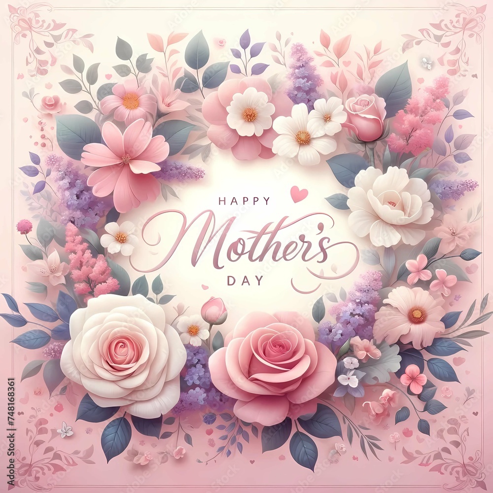 Happy Mother's Day- Mother's Day marketing concept, banner, postcard, image Happy Mother's Day- Mother's Day marketing concept, banner, postcard, image