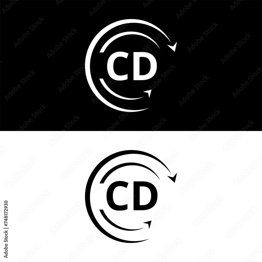 cd letter logo minimal unique and simple logo design, cd creative modern monogram logo style cd letter logo minimal unique and simple logo design, cd creative modern monogram logo style