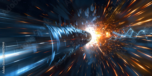 Through the Wormhole: Exploring the Possibility of Time Travel with Light Tunnels
