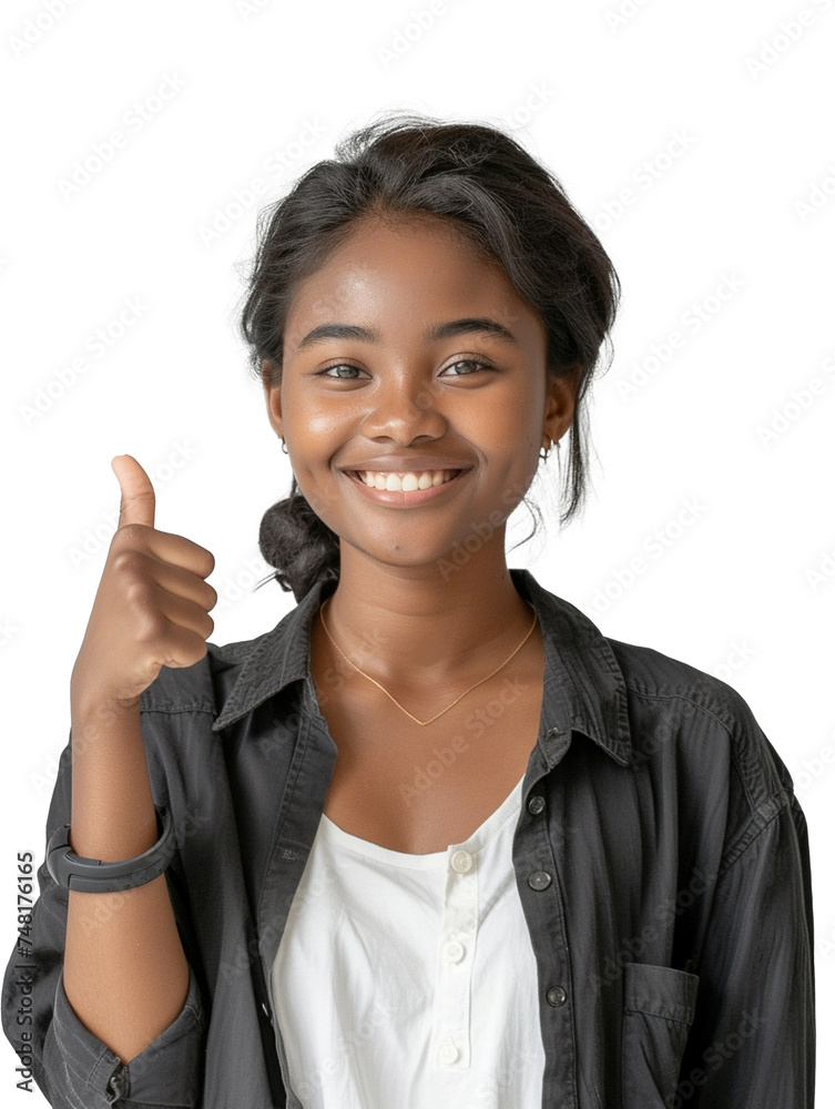 Photo of a young student smiling with transparent background Photo of a young student smiling with transparent background