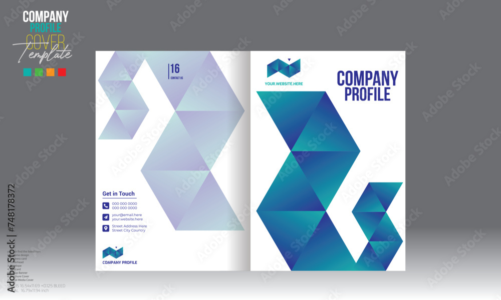 brochure cover for corporate and any use