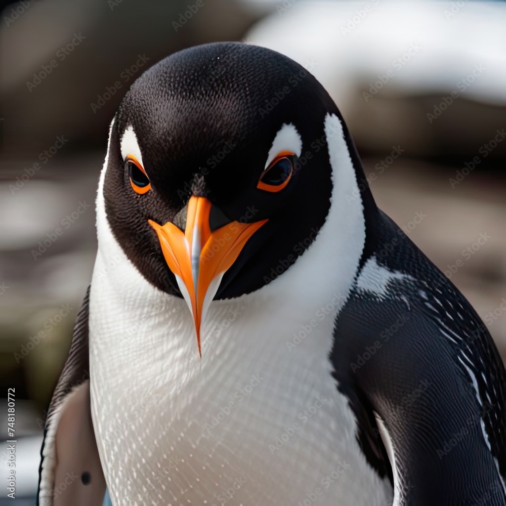 Naklejka premium Pinguino