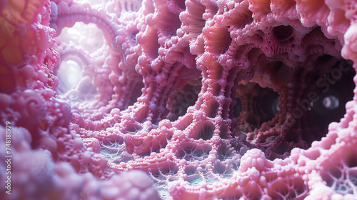 Biological organic maze in micro world © Kondor83