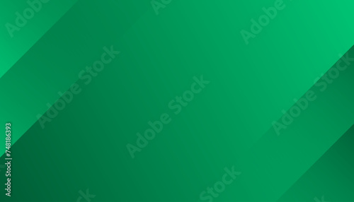 Minimal geometric green background with dynamic shapes composition. Vector illustration