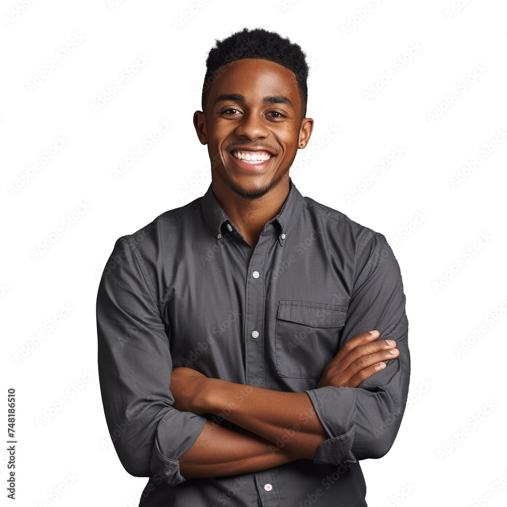Photo of a young student on transparent background Photo of a young student on transparent background