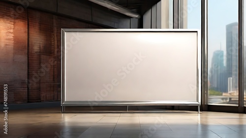 Mock up blank billboard for advertisement, marketing, poster design and campaining