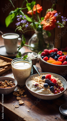 Wholesome Morning: An Aesthetic Interpretation of a Rustic Breakfast Spread