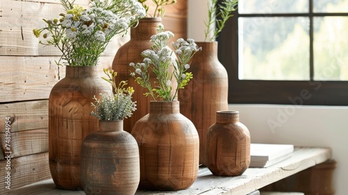 Rustic Style Vase Assortment