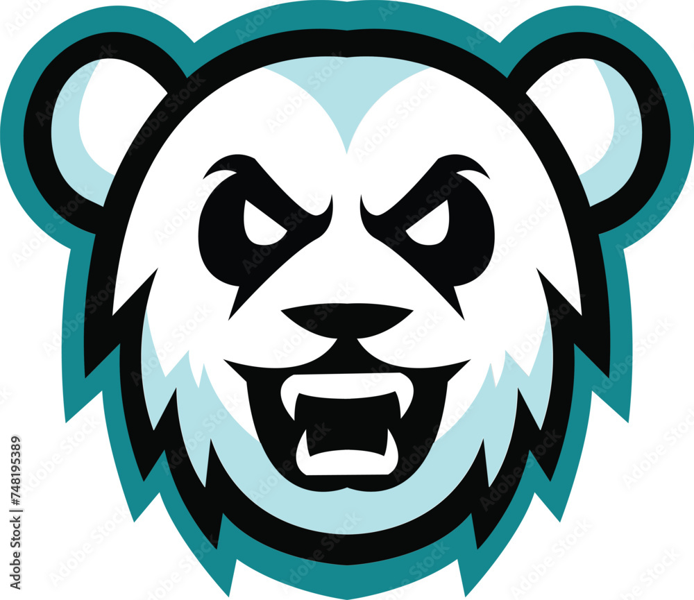Bear head logo design, mascot bear logo icon illustration vector drawing, Brave Bear head mascot Logo design. Vector Template Illustration Design. Mascot Brave Bear Logo design any graphic work