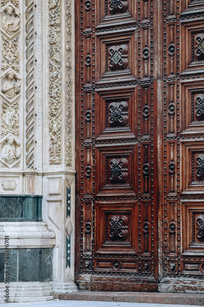 Cathedral of Santa Maria del Fiore (Saint Mary of the Flower) in Florence, Italy. Cathedral of Santa Maria del Fiore (Saint Mary of the Flower) in Florence, Italy.