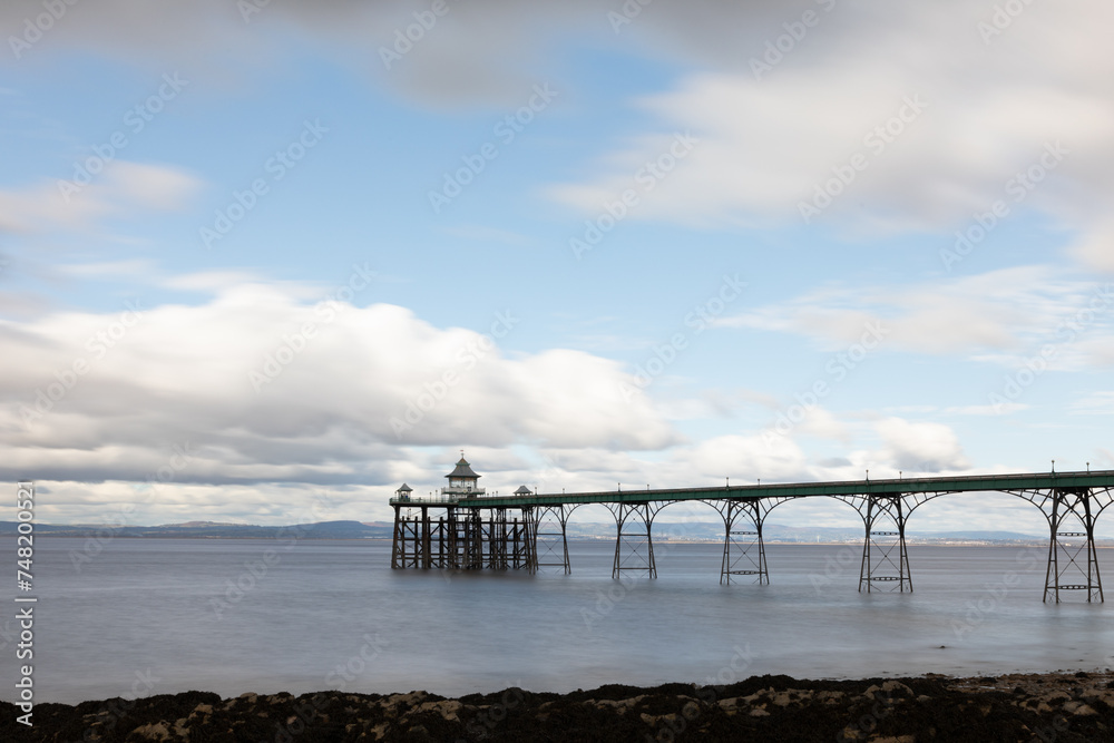 The Victorian Pier In Clevedon In Long Exposure The Victorian Pier In Clevedon In Long Exposure