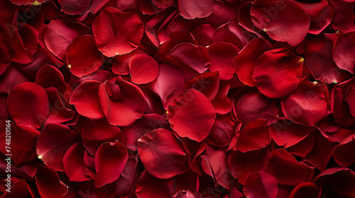 red rose petals background, Valentines day background