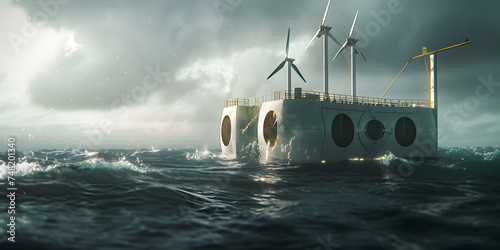Harnessing the Breeze: Floating Wind Turbines for Climate-Resilient Water Management