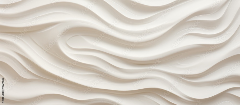 A close-up view of a white wall with wavy lines etched into the surface. The lines create a subtle texture against the smooth backdrop, A close-up view of a white wall with wavy lines etched into the surface. The lines create a subtle texture against the smooth backdrop,