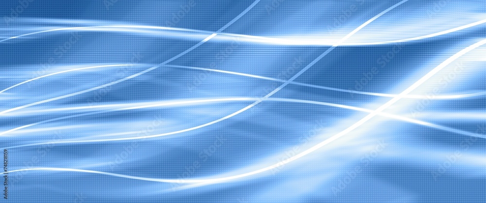 Fototapeta premium blue abstract background with waves