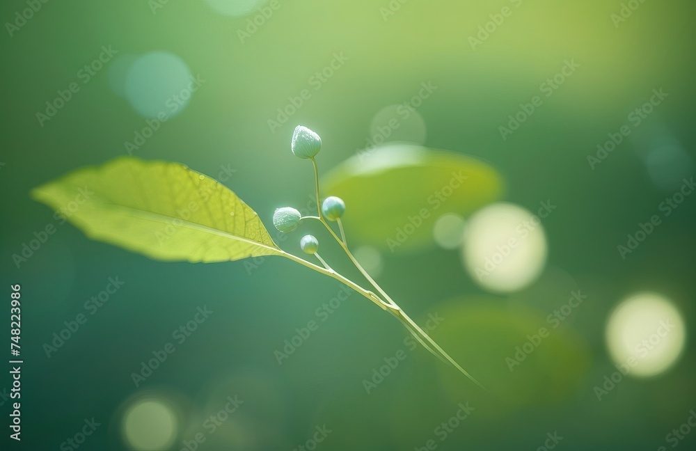 Nature leaf close up view in green background Nature leaf close up view in green background