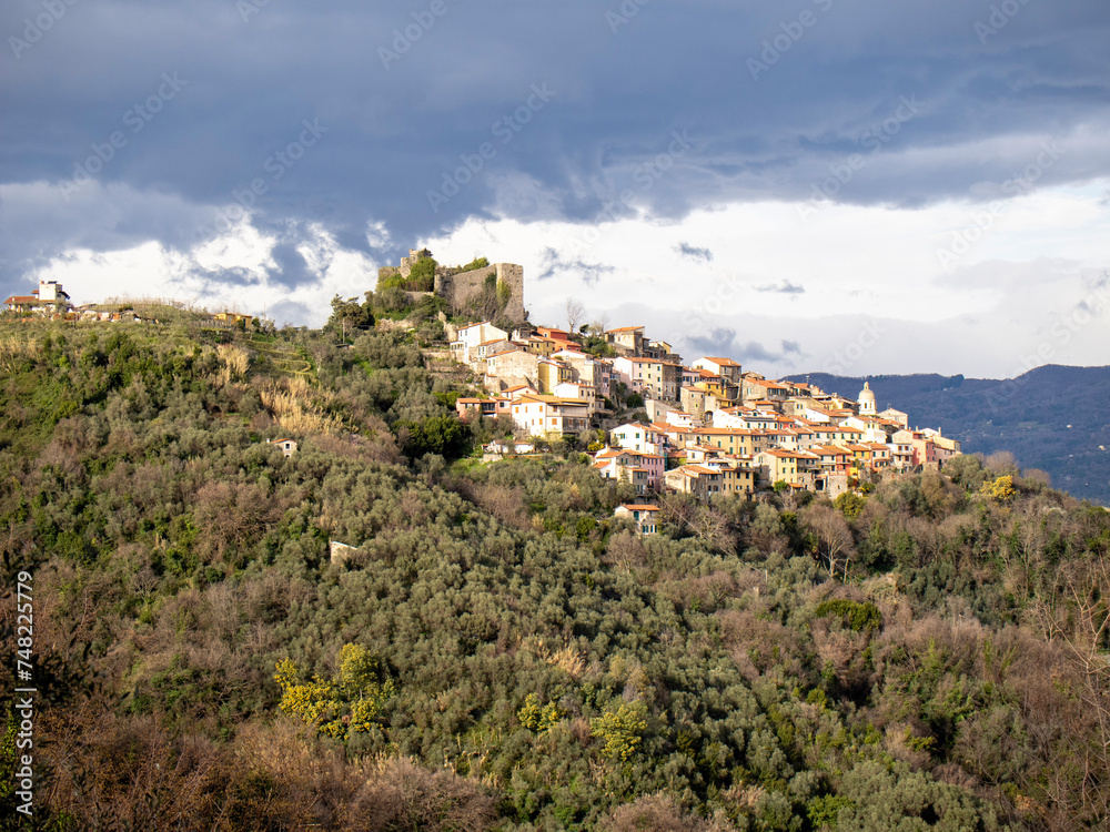 Trebbiano a very beautiful medieval village near La Spezia